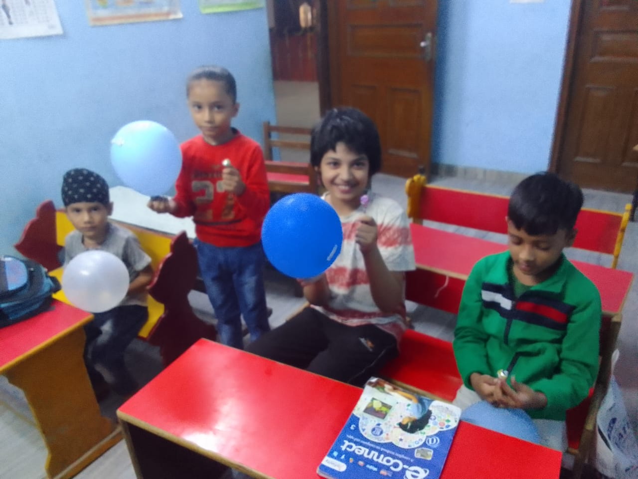 Students at SCES Learning Center